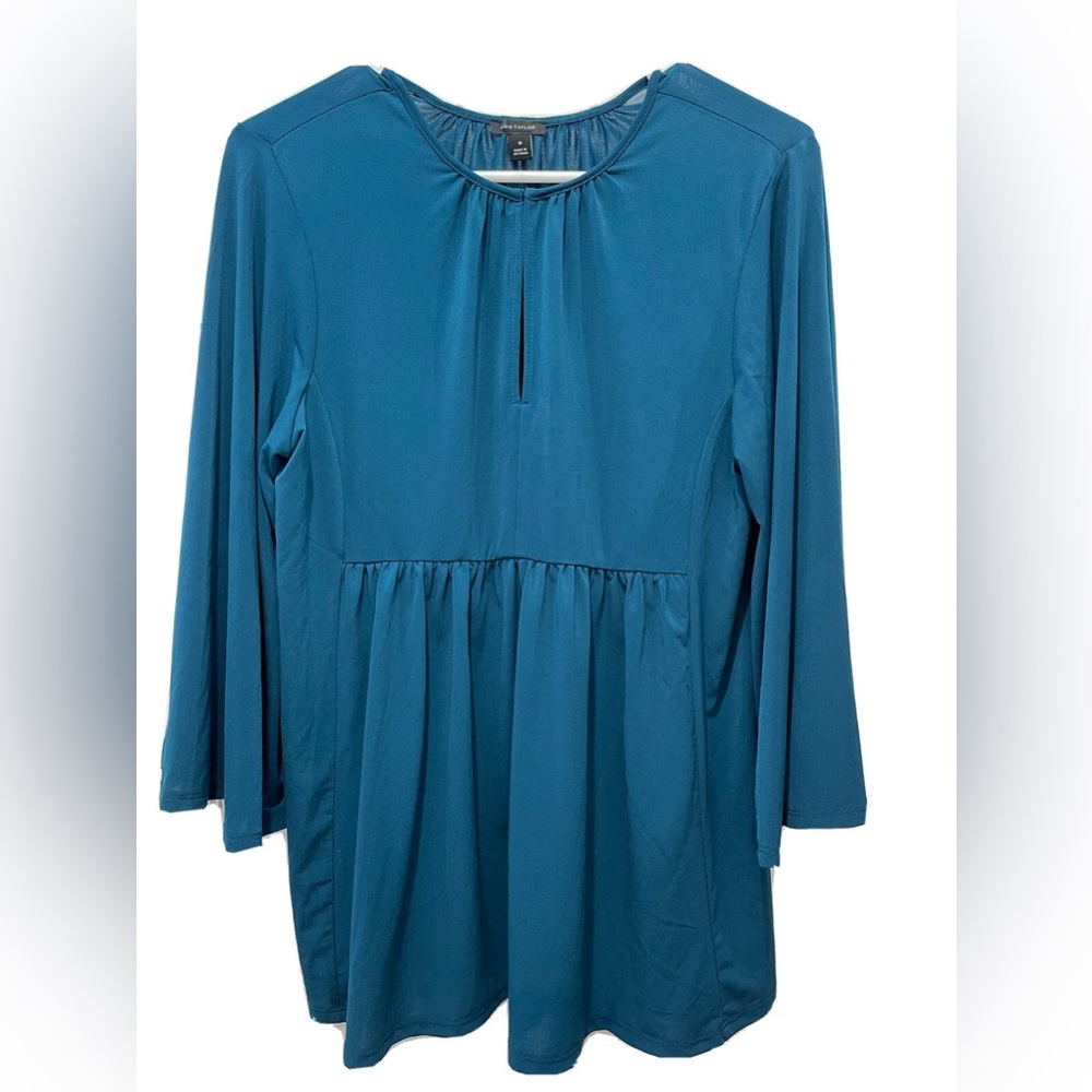 Ann Taylor Blue Blouse Size Medium